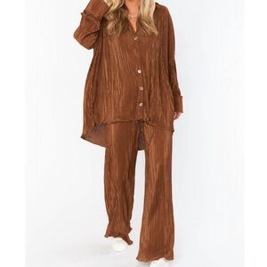 Show Me Your Mumu Everywhere Set 2XL sparkly brown